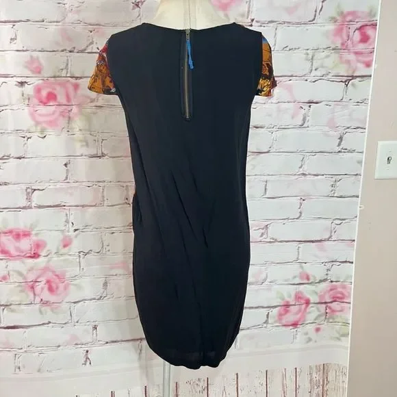 🔥5/25 sale🔥Maeve Anthropologie Silk Cap Sleeve Floral Multicolor Dress XS - Picture 5 of 10